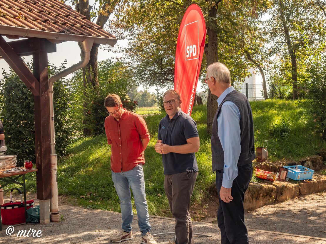 Jens mit Sebastian und Lothar